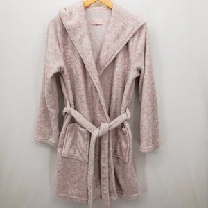 Danskin Pink Marled Lazy Days Bathrobe Womens Size S/M